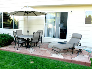 Patio in Backyard